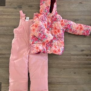 Girls Snow Pants & Jacket Set
